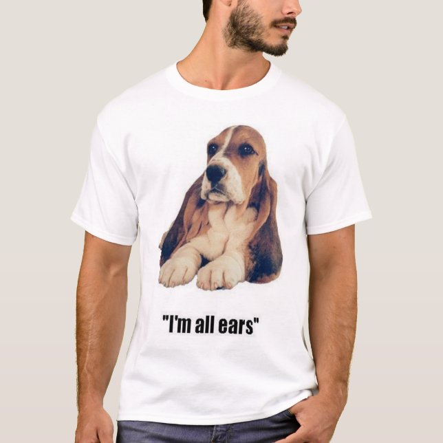 T-shirt de Basset Hound (Devant)