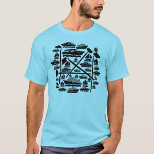 T-Shirt de bateau et de tuyau
