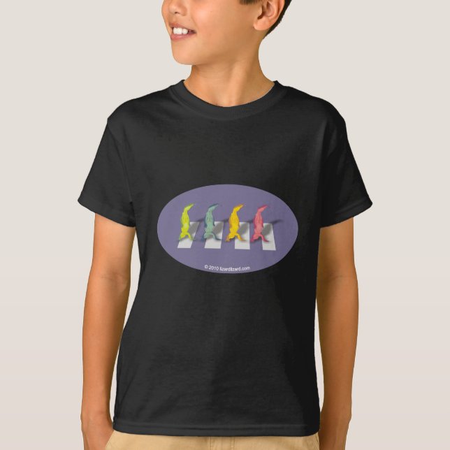 T-shirt de Beatles de 4 lézards (Devant)