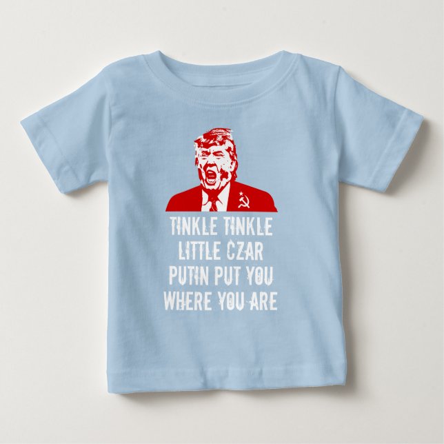 T-shirt de bébé d'atout : "Tsar de tintement de (Devant)