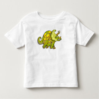 T-shirt de bébé de dinosaure de bande dessinée
