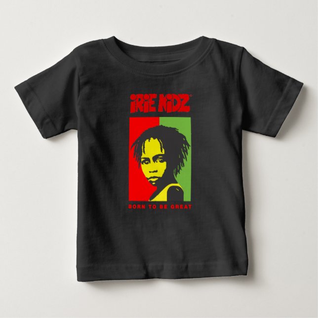 T-shirt de bébé d'enfant d'IRIE KIDZ® "Rasta" (Devant)