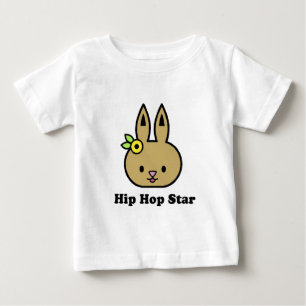T-shirt de bébé d'étoile de hip hop