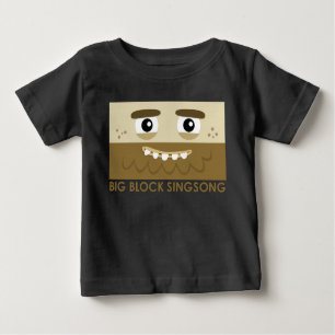 T-shirt de bébé d'homme des cavernes de BBSS