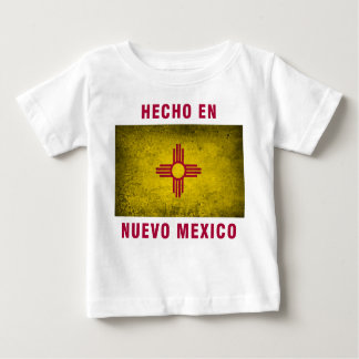 T-shirt de bébé - drapeau d'en Nuevo Mexique de