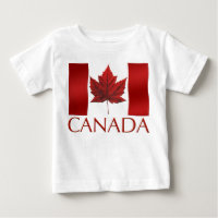 T-shirt de bébé du Canada de T-shirt de bébé de