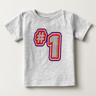 T-shirt de bébé du numéro un