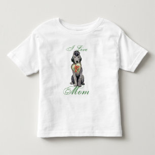 T-shirt de Bedlington Terrier Heart Mom