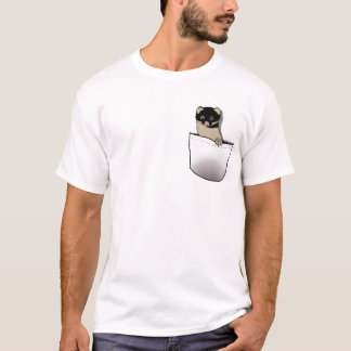 T-shirt de belette de poche