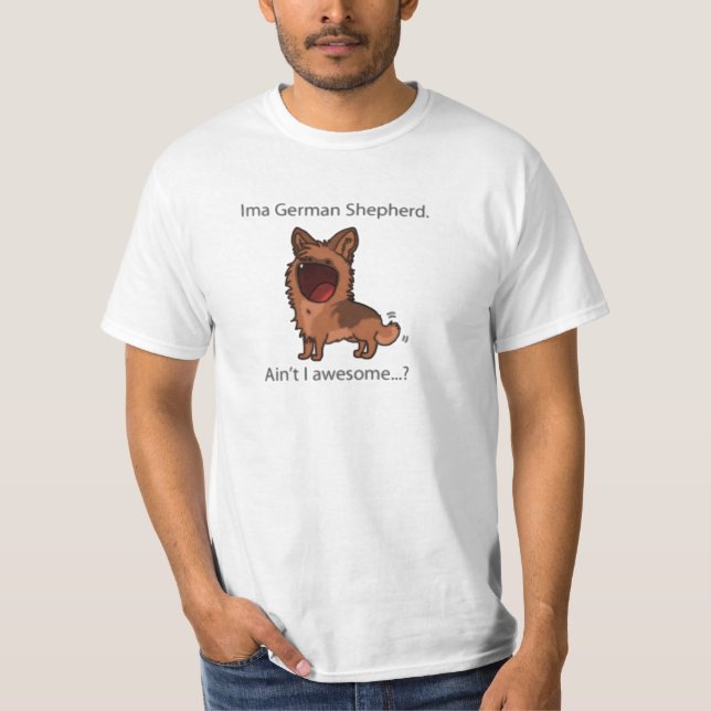 T-shirt de berger allemand d'Ima (Devant)