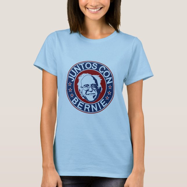 T-shirt de Bernie d'escroquerie de Juntos (Devant)