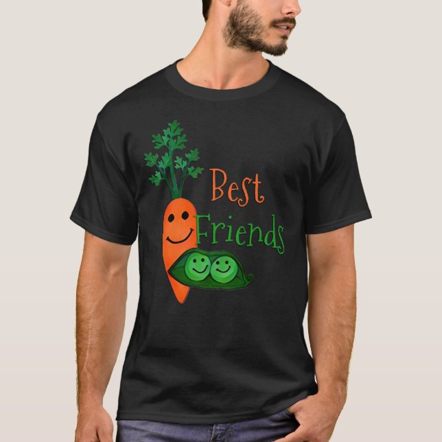 T-shirt de Best Friends, Peas and Carrots (Devant)