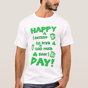 T-shirt de bière de vert du jour de St Patrick