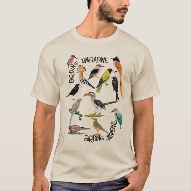 T-shirt de Birding Zimbabwe (Devant)