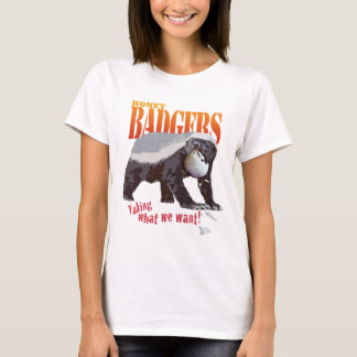 T-shirt de blaireau de miel de volleyball