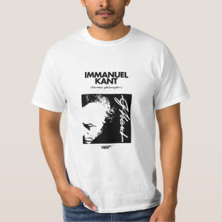 T-shirt de blanc d'Immanuel Kant
