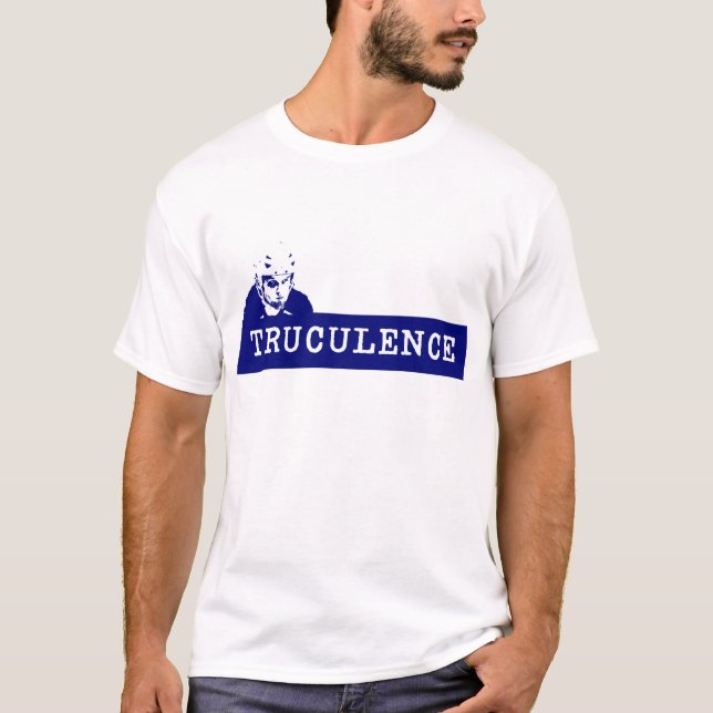 T-shirt de bleu d'agressivité (Devant)