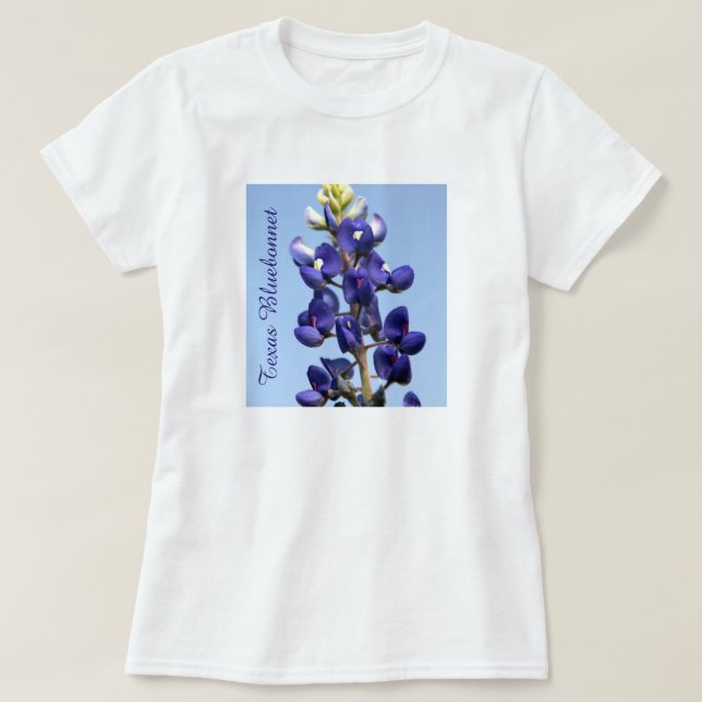 T-shirt de Bluebonnet de Texas (Design devant)
