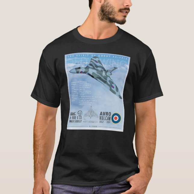 T-shirt de bombardier de Vulcan (Devant)