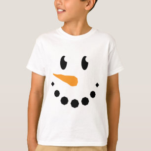 T-shirt de bonhomme de neige de garçon (conception