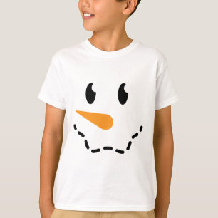 T-shirt de bonhomme de neige de garçon (conception