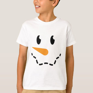 T-shirt de bonhomme de neige de garçon (conception
