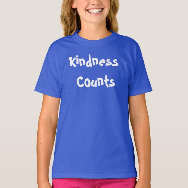 T-shirt De Bons Mannières, Des Chiffres D'Enfants (Devant)
