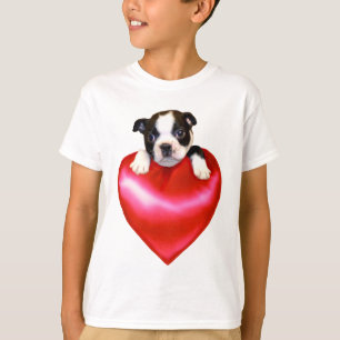 T-shirt de Boston Terrier d'amour