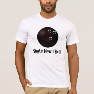 T-shirt de boule de bowling