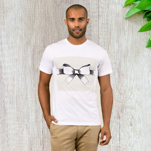T-Shirt De Bow Avec Mens En Ruban