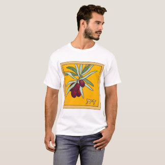 T-shirt de branche d'olivier