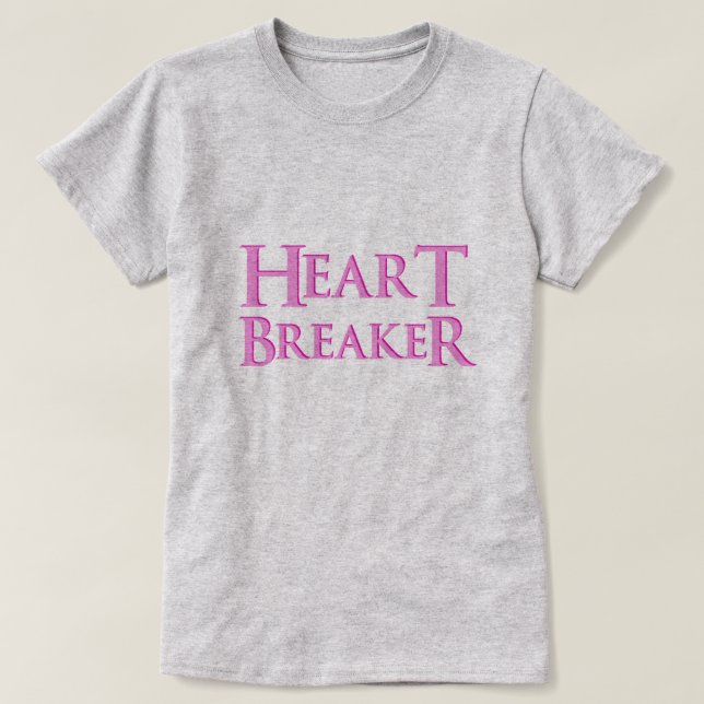 T-shirt de briseur de coeur (Design devant)