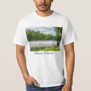 T-shirt de brouillard d'été du lac Taneycomo