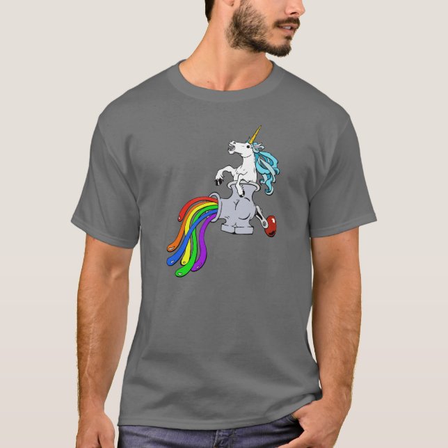 T-shirt de broyeur de licorne (Devant)