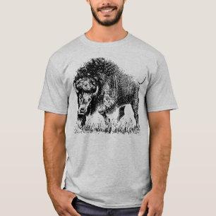 T-shirt de Buffalo, hommes gris