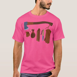 T-shirt de Bushcraft Kit de survie Préalable Camping