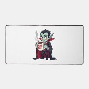 T-shirt de buveur de café vampire � latte effrayan