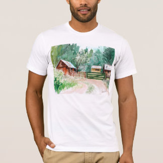 T-shirt de cabine de montagne