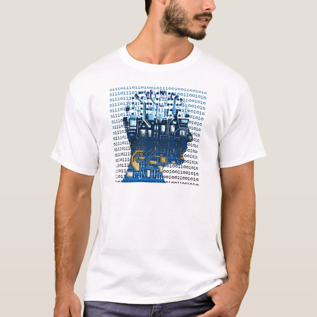 T-shirt De câble - blanc (Devant)