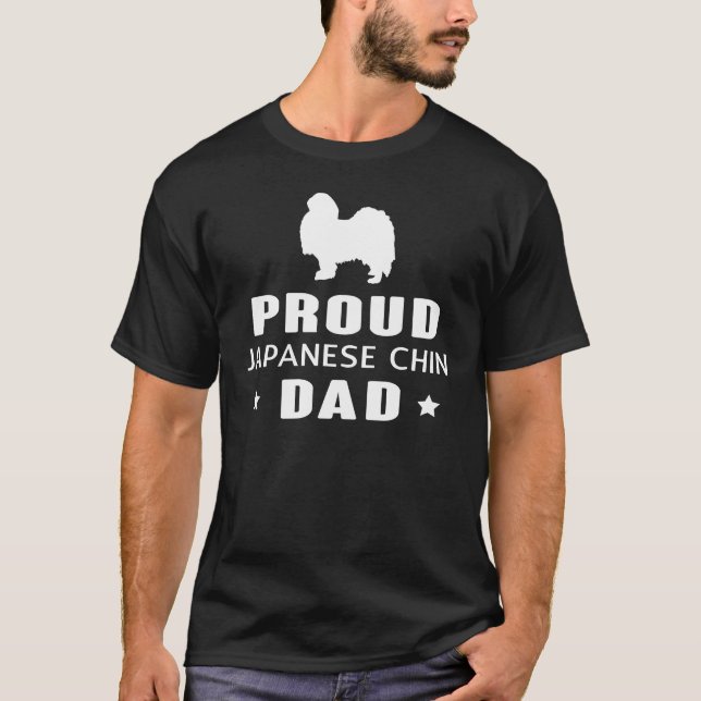 T-shirt de cadeau de Chin de Japonais pour des (Devant)