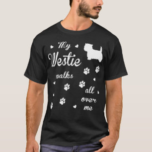 T-shirt de cadeau de Westie pour des amoureux de