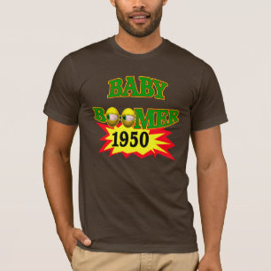 T-shirt de cadeaux d'anniversaire de baby boomer