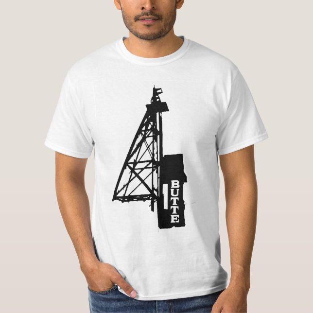 T-shirt de cadre de Gallus de butte (Devant)