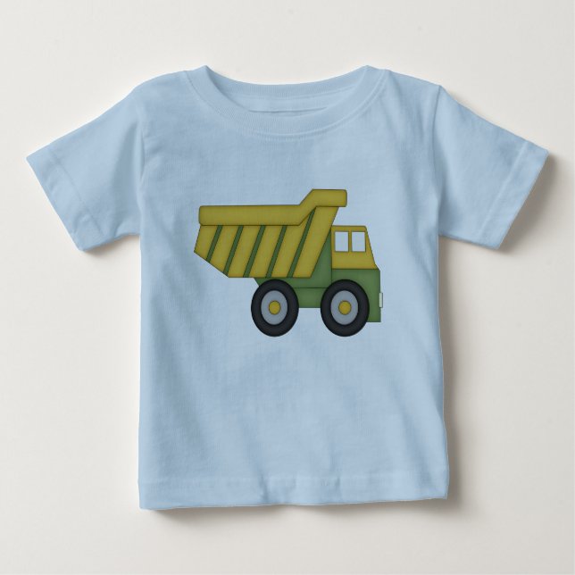T-shirt de camion à benne basculante pour des (Devant)