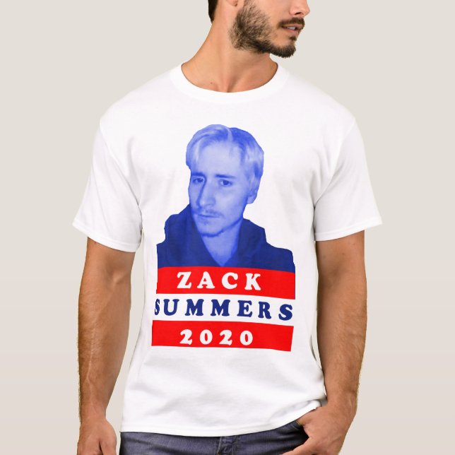 T-shirt de campagne des étés 2020 de Zack (Devant)