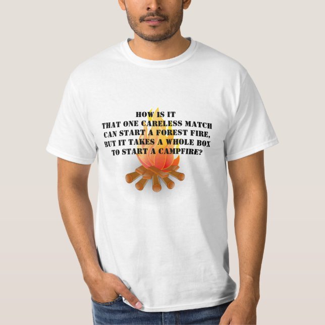 T-shirt de camper humoristique (Devant)