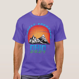 T-shirt de camping en famille pour vacances dans l
