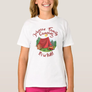 T-Shirt de camping personnalisé