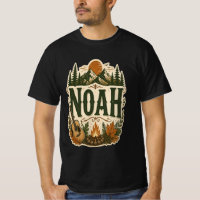 T-Shirt de camping personnalisé Noé