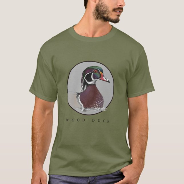 T-shirt de canard à bois (Devant)